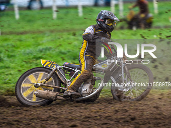 Tim Curnock (726) competes in the 500cc Upright Class during the ACU British Upright Championships in Gawsworth, Cheshire, on September 8, 2...