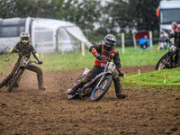 Paul Smith (80) leads Max Broadhurst (58) and GT16 in the GT140 Support Class during the ACU British Upright Championships in Gawsworth, Che...