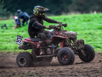 Ethan Williams (57) competes in the Quad Class during the ACU British Upright Championships in Woodhouse Lance, Gawsworth, Cheshire, on Sept...