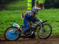 Simon Hammersley (47) wins the Upright 250 British Championship during the ACU British Upright Championships in Gawsworth, Cheshire, on Sept...