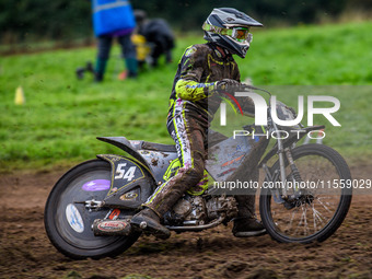 Ian Clark (54) competes in the GT140 Support Class during the ACU British Upright Championships in Woodhouse Lance, Gawsworth, Cheshire, on...