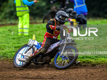 Paul Smith (80) competes in the GT140 Support Class during the ACU British Upright Championships in Gawsworth, Cheshire, on September 8, 202...