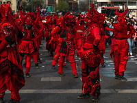 Pilgrims commemorate the victims of the Civilian-Military Dictatorship led by Augusto Pinochet at the General Cemetery in Santiago, Chile, o...