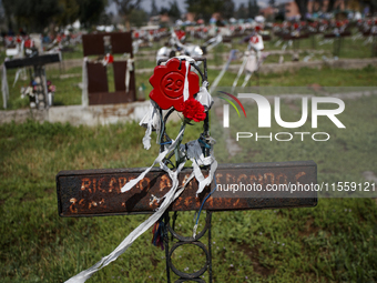 A tomb in yard 29 of the General Cemetery. Hundreds of people executed by the military dictatorship are clandestinely buried in this place i...