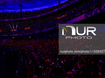 A general view inside the Stade de France during the closing ceremony on day eleven of the Paris 2024 Summer Paralympic Games at Stade de Fr...