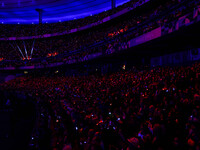 A general view inside the Stade de France during the closing ceremony on day eleven of the Paris 2024 Summer Paralympic Games at Stade de Fr...