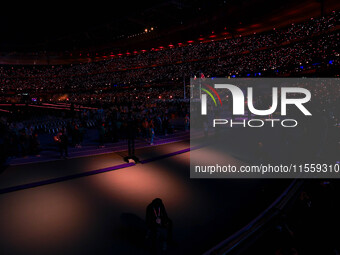 A general view inside the Stade de France during the closing ceremony on day eleven of the Paris 2024 Summer Paralympic Games at Stade de Fr...