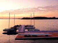 The view of Tangdao Bay under the sunrise in Qingdao, China, on September 9, 2024. (