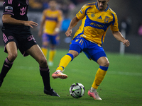 Inter Miami faces off with Tigres during the Leagues Cup at NRG Stadium in Houston, Texas, on August 3, 2024. Tigres claims the victory 2-1,...