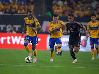 Inter Miami faces off with Tigres during the Leagues Cup at NRG Stadium in Houston, Texas, on August 3, 2024. Tigres claims the victory 2-1,...