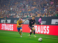 Inter Miami faces off with Tigres during the Leagues Cup at NRG Stadium in Houston, Texas, on August 3, 2024. Tigres claims the victory 2-1,...