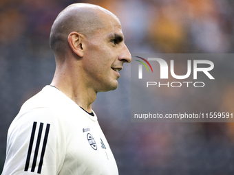 Tigres goalkeeper Nahuel Guzman participates in the Leagues Cup at NRG Stadium in Houston, Texas. Tigres claims a 2-1 victory, leading to Mi...