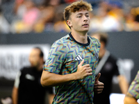 Inter Miami midfielder Lawson Sunderland (43) during the Leagues Cup at NRG Stadium in Houston, Texas, on [insert date]. Tigres claims the v...