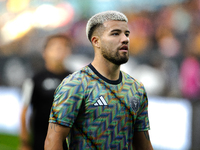 Inter Miami defender Marcelo Weigandt (57) during the Leagues Cup at NRG Stadium in Houston, Texas. Tigres claims the victory 2-1, leading t...