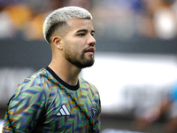 Inter Miami defender Marcelo Weigandt (57) during the Leagues Cup at NRG Stadium in Houston, Texas. Tigres claims the victory 2-1, leading t...