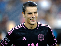 Inter Miami midfielder Federico Redondo (55) during the Leagues Cup at NRG Stadium in Houston, Texas. Tigres claims the victory 2-1, leading...