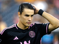 Inter Miami midfielder Federico Redondo (55) during the Leagues Cup at NRG Stadium in Houston, Texas. Tigres claims the victory 2-1, leading...