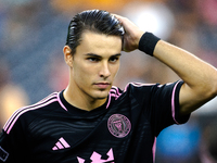 Inter Miami midfielder Federico Redondo (55) during the Leagues Cup at NRG Stadium in Houston, Texas. Tigres claims the victory 2-1, leading...