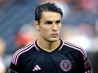 Inter Miami midfielder Federico Redondo (55) during the Leagues Cup at NRG Stadium in Houston, Texas. Tigres claims the victory 2-1, leading...