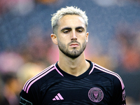 Inter Miami forward Leonardo Campana (8) during a Leagues Cup match between Inter Miami and Tigres at NRG Stadium in Houston, Texas, on Augu...