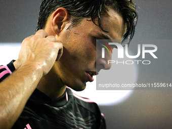 Inter Miami midfielder Federico Redondo (55) during the Leagues Cup at NRG Stadium in Houston, Texas. Tigres claims the victory 2-1, leading...