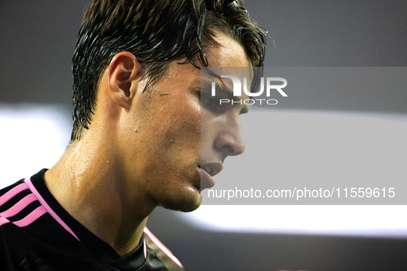 Inter Miami midfielder Federico Redondo (55) during the Leagues Cup at NRG Stadium in Houston, Texas. Tigres claims the victory 2-1, leading...