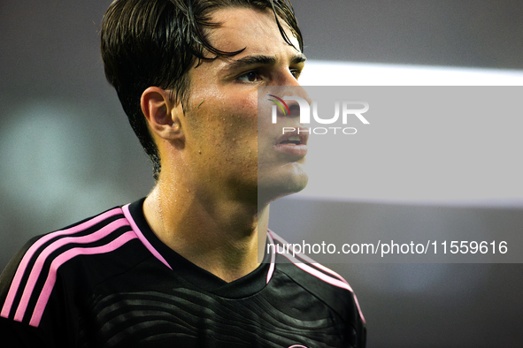 Inter Miami midfielder Federico Redondo (55) during the Leagues Cup at NRG Stadium in Houston, Texas. Tigres claims the victory 2-1, leading...