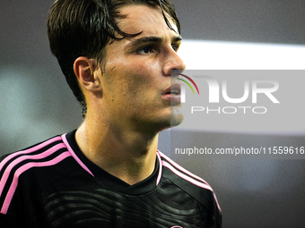 Inter Miami midfielder Federico Redondo (55) during the Leagues Cup at NRG Stadium in Houston, Texas. Tigres claims the victory 2-1, leading...