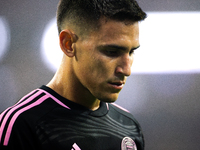 Inter Miami midfielder Matias Rojas during the Leagues Cup at NRG Stadium in Houston, Texas, on August 8, 2023. Tigres claims the victory 2-...