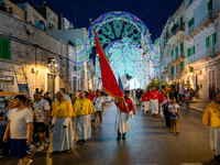 A procession takes place on Via Dante on the occasion of the patron saint's day in Molfetta, Italy, on September 8, 2024. September 8 in Mol...