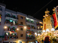 The statue of Our Lady of Martyrs is in procession during the patronal feast day in Molfetta, Italy, on September 8, 2024. September 8 in Mo...