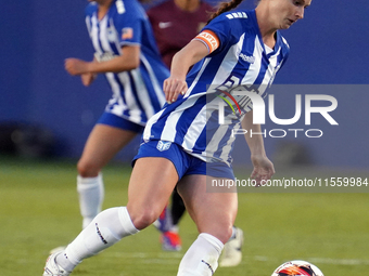 Susanna Friedrichs #3 of the DC Power FC controls the ball during the USL Super League match between Dallas Trinity FC and DC Power FC at th...