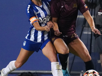 Allie Thornton #20 of Dallas Trinity FC and Susanna Friedrichs #3 of DC Power FC battle for the ball during the USL Super League match betwe...