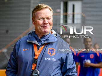 Netherlands trainer coach Ronald Koeman during the match training and press conference for the Netherlands Nations League season 2024-2025 a...