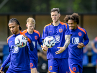 Netherlands player Wout Weghorst participates in the training and press conference for the Netherlands Nations League season 2024-2025 at th...