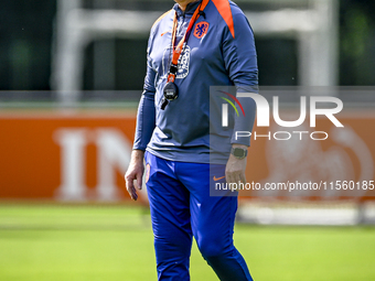 Netherlands trainer coach Ronald Koeman during the match training and press conference for the Netherlands Nations League season 2024-2025 a...