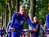 Netherlands player Jan Paul van Hecke during the training and press conference for the Netherlands Nations League season 2024-2025 at the KN...