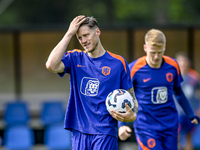 Netherlands player Wout Weghorst participates in the training and press conference for the Netherlands Nations League season 2024-2025 at th...