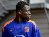 Netherlands player Brian Brobbey during the training and press conference at the KNVB Campus for the Netherlands Nations League season 2024-...