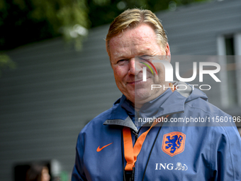 Netherlands trainer coach Ronald Koeman during the match training and press conference for the Netherlands Nations League season 2024-2025 a...