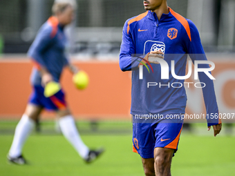 Netherlands player Tijjani Reijnders during the training and press conference for the Netherlands Nations League season 2024-2025 at the KNV...