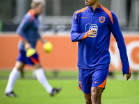 Netherlands player Tijjani Reijnders during the training and press conference for the Netherlands Nations League season 2024-2025 at the KNV...