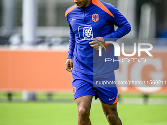 Netherlands player Joshua Zirkzee during the training and press conference for the Netherlands Nations League season 2024-2025 at the KNVB C...