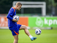 Netherlands player Matthijs de Ligt during the training and press conference for the Netherlands Nations League season 2024-2025 at the KNVB...