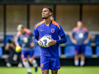 Netherlands player Ryan Gravenberch during the training and press conference for the Netherlands Nations League season 2024-2025 at the KNVB...