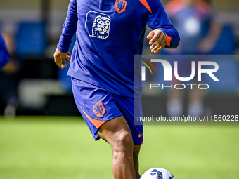 Netherlands player Joshua Zirkzee during the training and press conference for the Netherlands Nations League season 2024-2025 at the KNVB C...