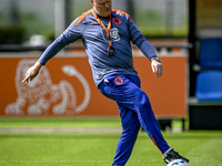 Netherlands trainer coach Ronald Koeman during the match training and press conference for the Netherlands Nations League season 2024-2025 a...