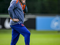 Netherlands trainer coach Ronald Koeman during the match training and press conference for the Netherlands Nations League season 2024-2025 a...