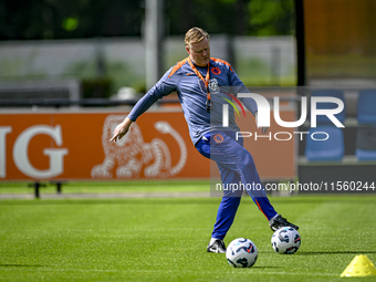 Netherlands trainer coach Ronald Koeman during the match training and press conference for the Netherlands Nations League season 2024-2025 a...