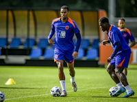 Netherlands player Ryan Gravenberch during the training and press conference for the Netherlands Nations League season 2024-2025 at the KNVB...